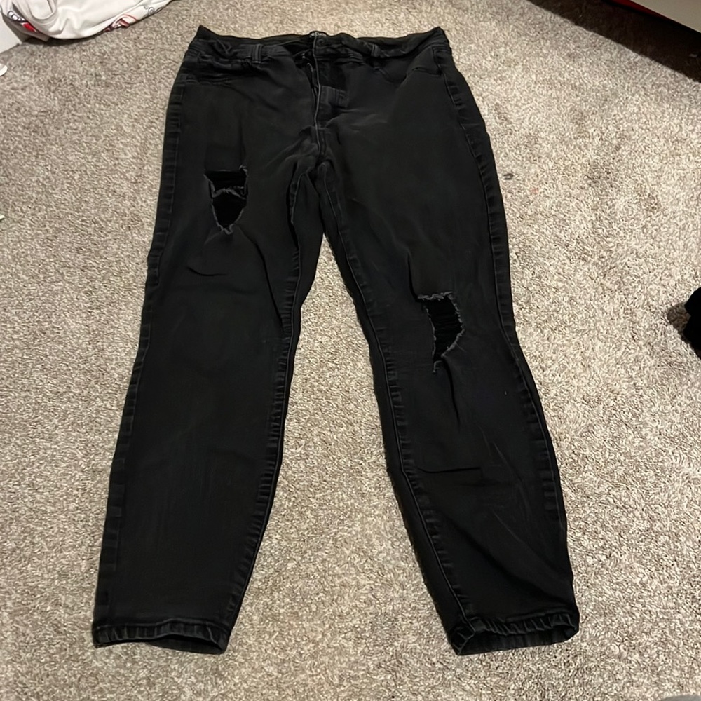 High rise jeans